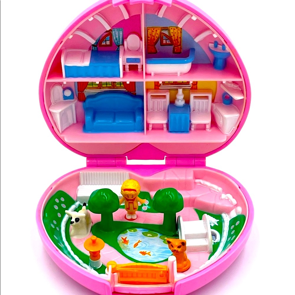 Bluebird Vintage Polly Pocket 1989 Country Cottage Playset *Complete